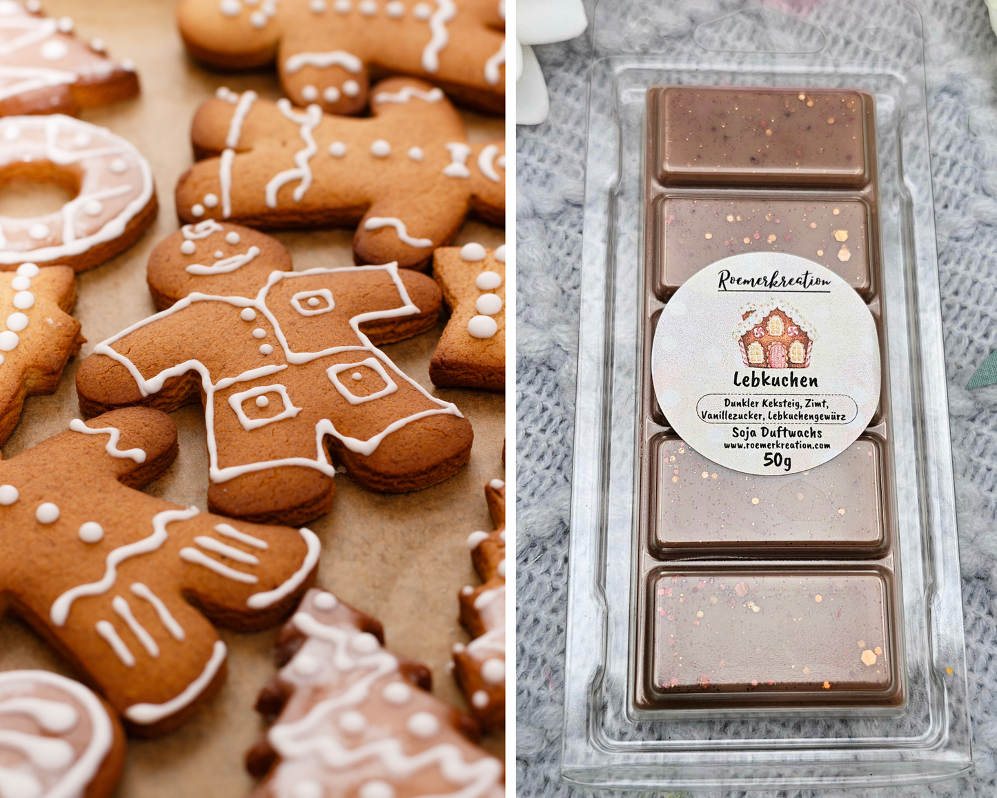 Tafel 50 g | Lebkuchen | Duftwachs
