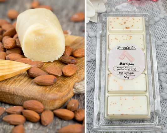 Tafel 50 g | Marzipan | Duftwachs