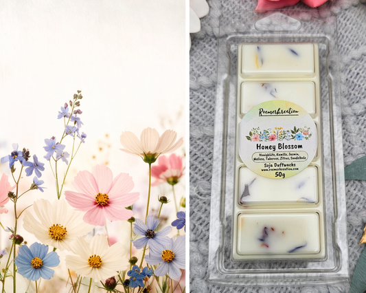 Tafel 50 g | Honey Blossom | Duftwachs