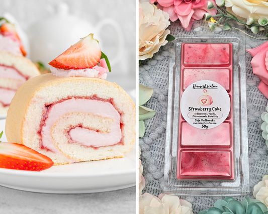 Tafel 50 g | Strawberry Cake | Duftwachs