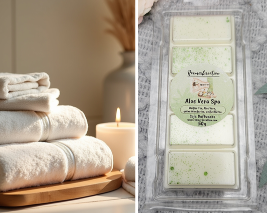 Tafel 50 g | Aloe Vera Spa | Duftwachs