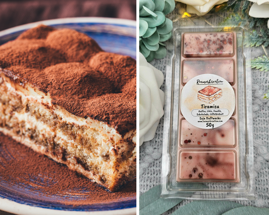 Tafel 50 g | Tiramisu | Duftwachs