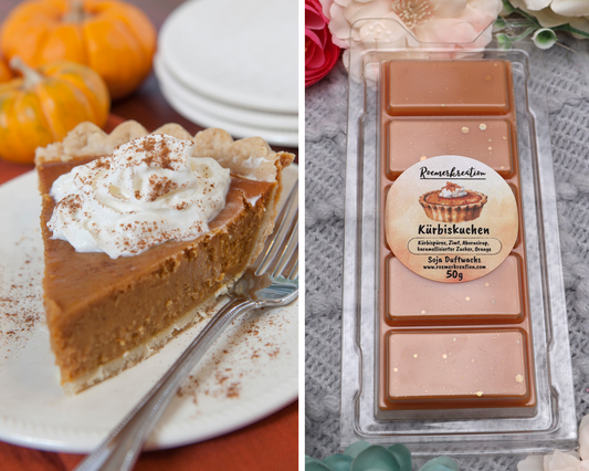 Tafel 50 g | Kürbiskuchen | Duftwachs