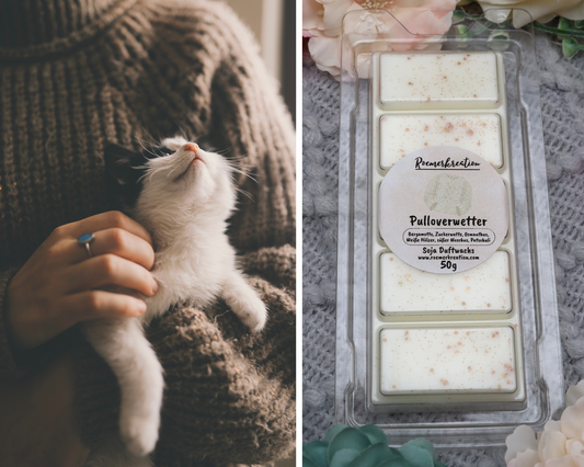 Tafel 50 g | Pulloverwetter | Duftwachs