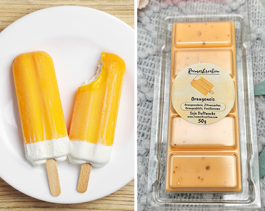 Duftwachs Liebling | Orangeneis | Verschiedene Größen