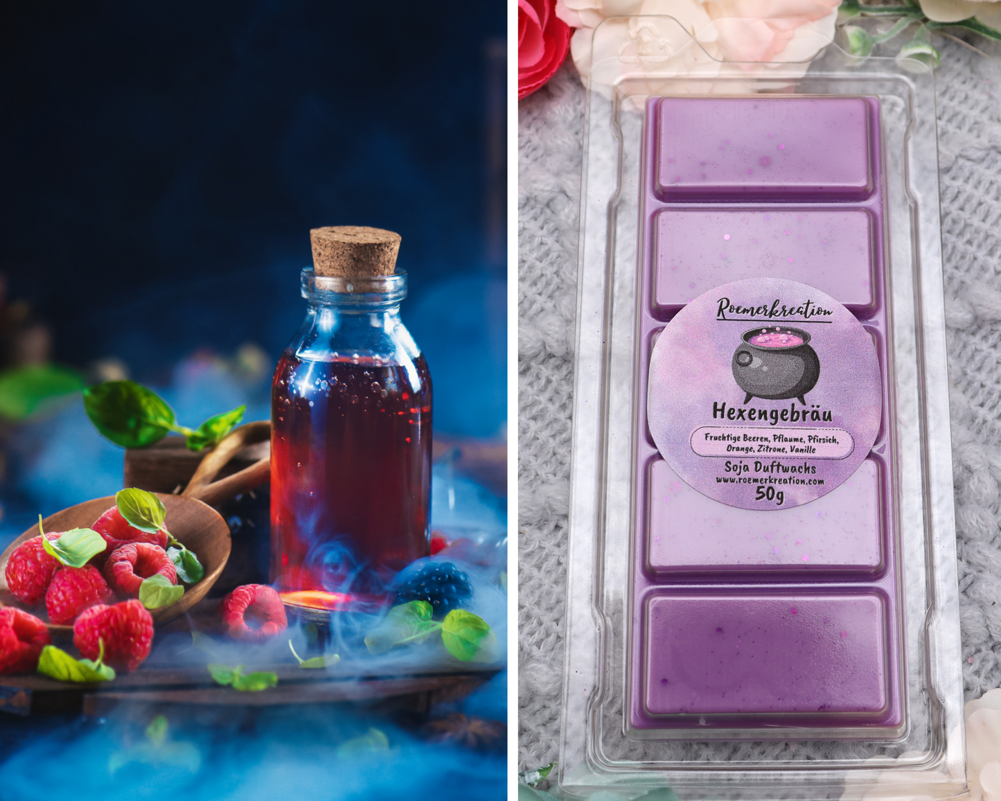 Tafel 50 g | Hexengebräu | Duftwachs