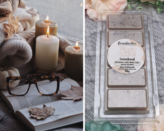 Tafel 50 g | Leseabend | Duftwachs