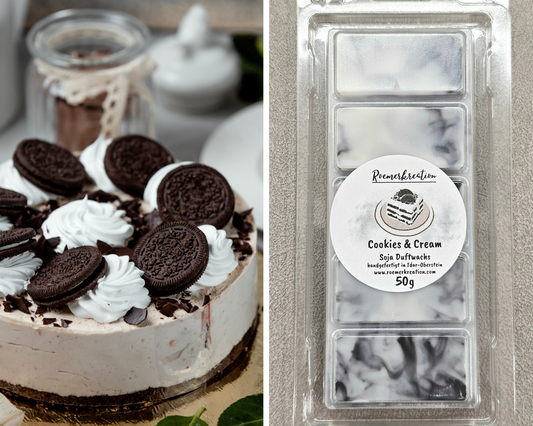 Tafel 50 g | Cookies & Cream | Duftwachs