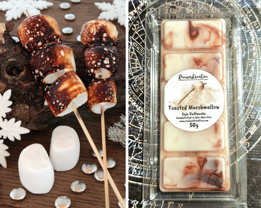 Tafel 50 g | Toasted Marshmallow | Duftwachs