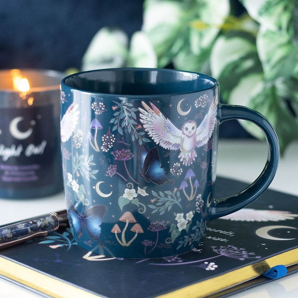 Tasse "Night Flight" Keramik blau