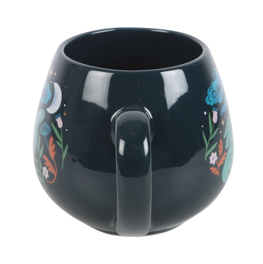 Mug "Midnight Hare" ceramic blue