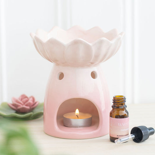 Duftlampe Teelicht "Pink Water Lily" Keramik