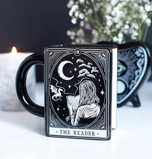 Mug "The Reader Book" Ceramic Black