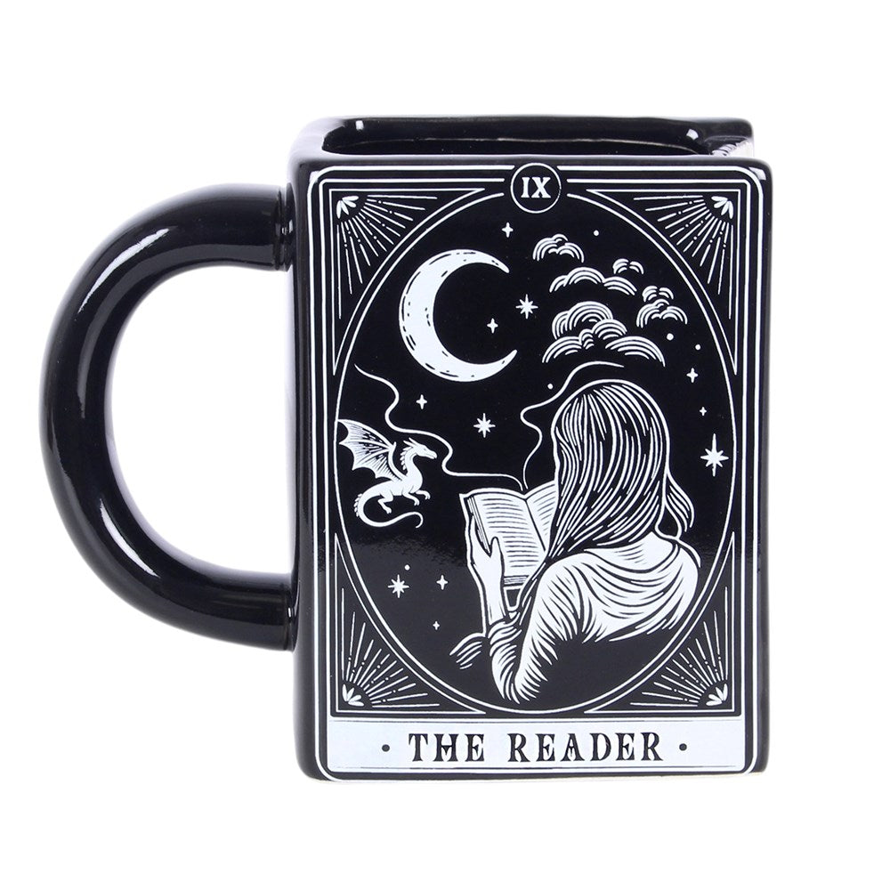 Tasse "The Reader Book" Keramik Schwarz