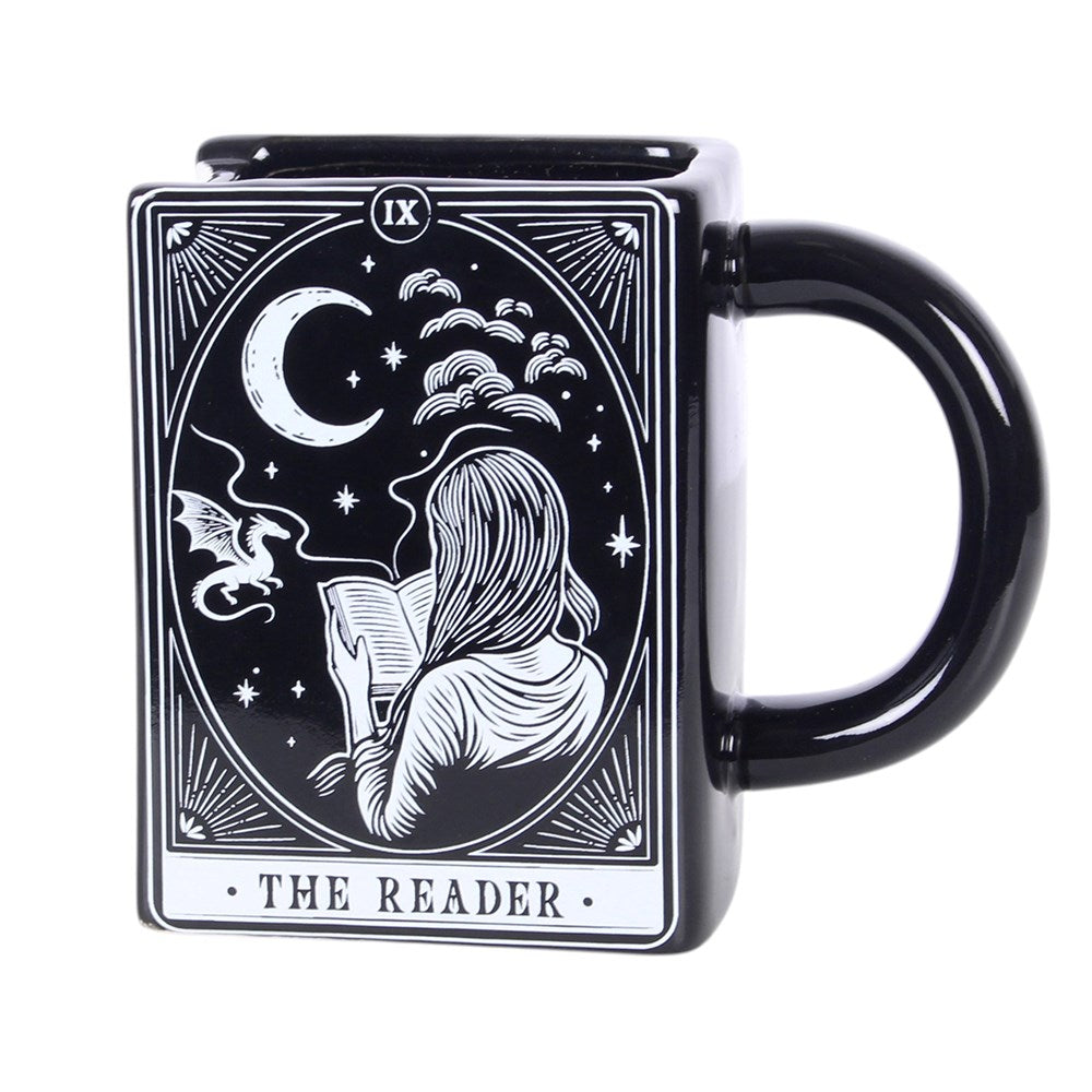 Tasse "The Reader Book" Keramik Schwarz