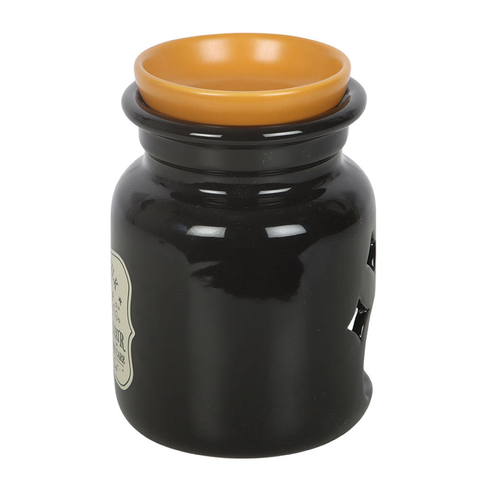 Duftlampe Teelicht "Spider Silk Serum Potion" Keramik schwarz