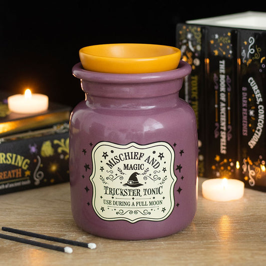 Duftlampe Teelicht "Mischief and Magic Potion" Keramik lila