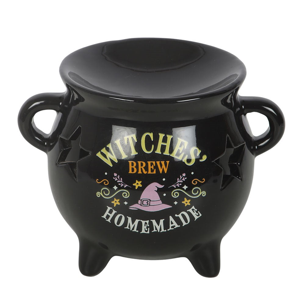 Duftlampe Teelicht "Witches Brew Cauldron" Keramik schwarz