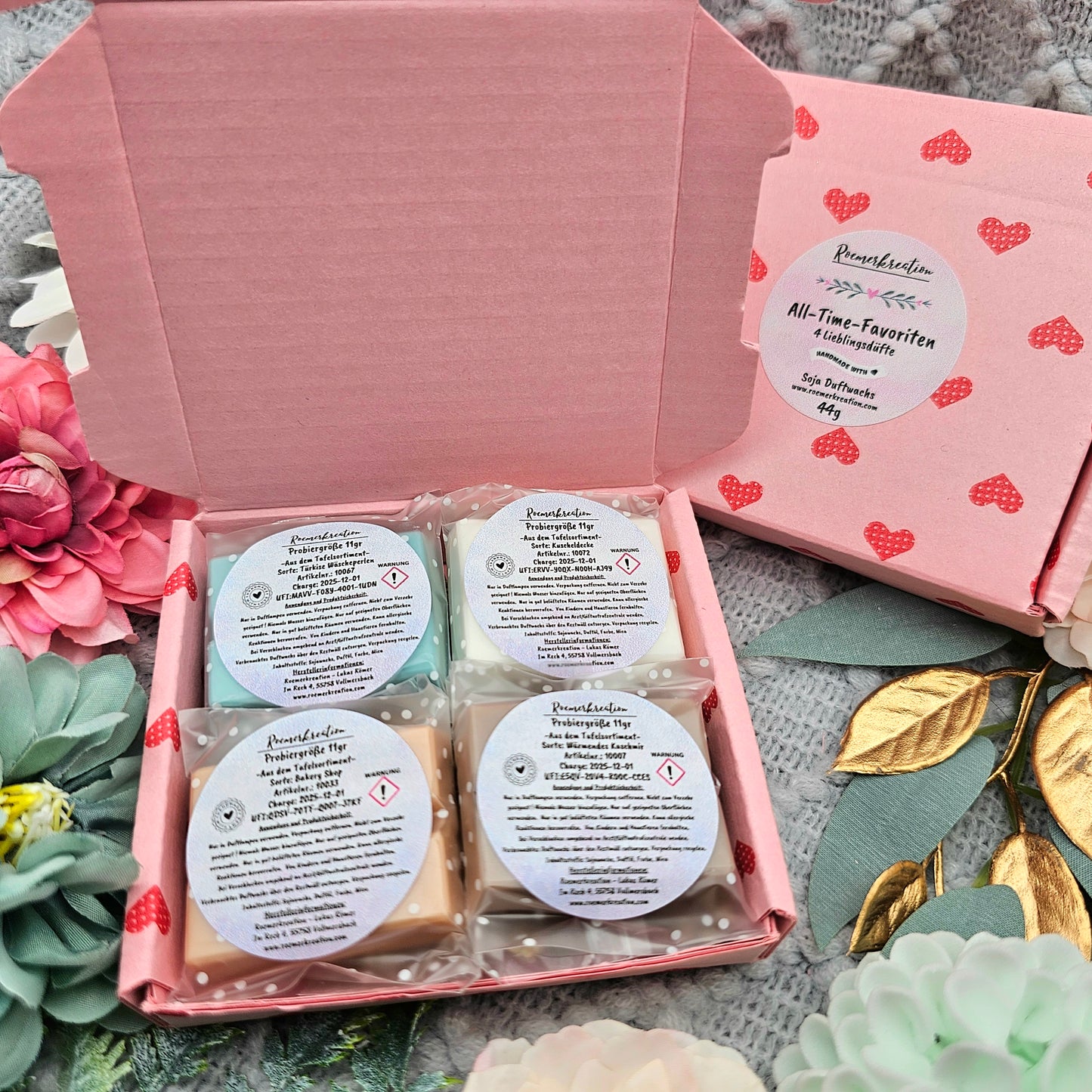 Probierbox All-Time-Favoriten 44 g | 4 Düfte | Duftwachs