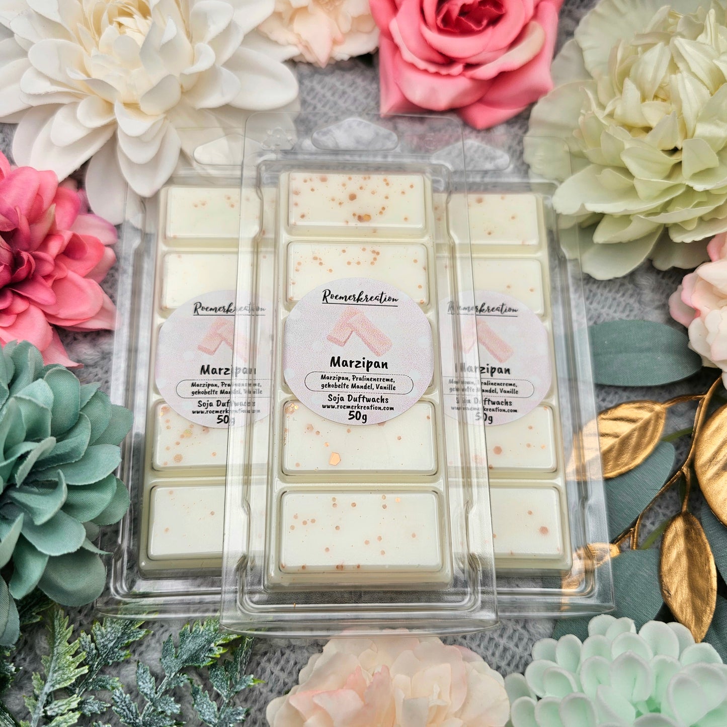 Tafel 50 g | Marzipan | Duftwachs