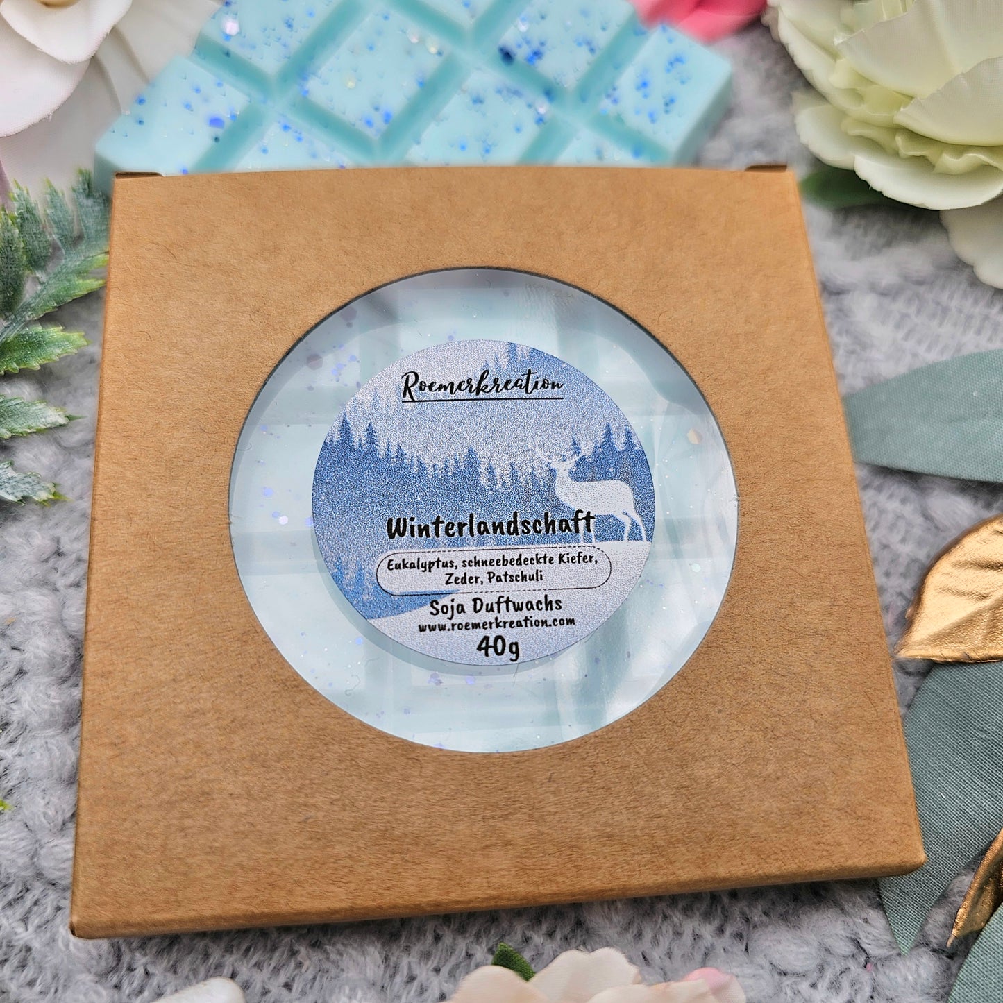 Tafel 40 g | Winterlandschaft | *limitiert* | Duftwachs