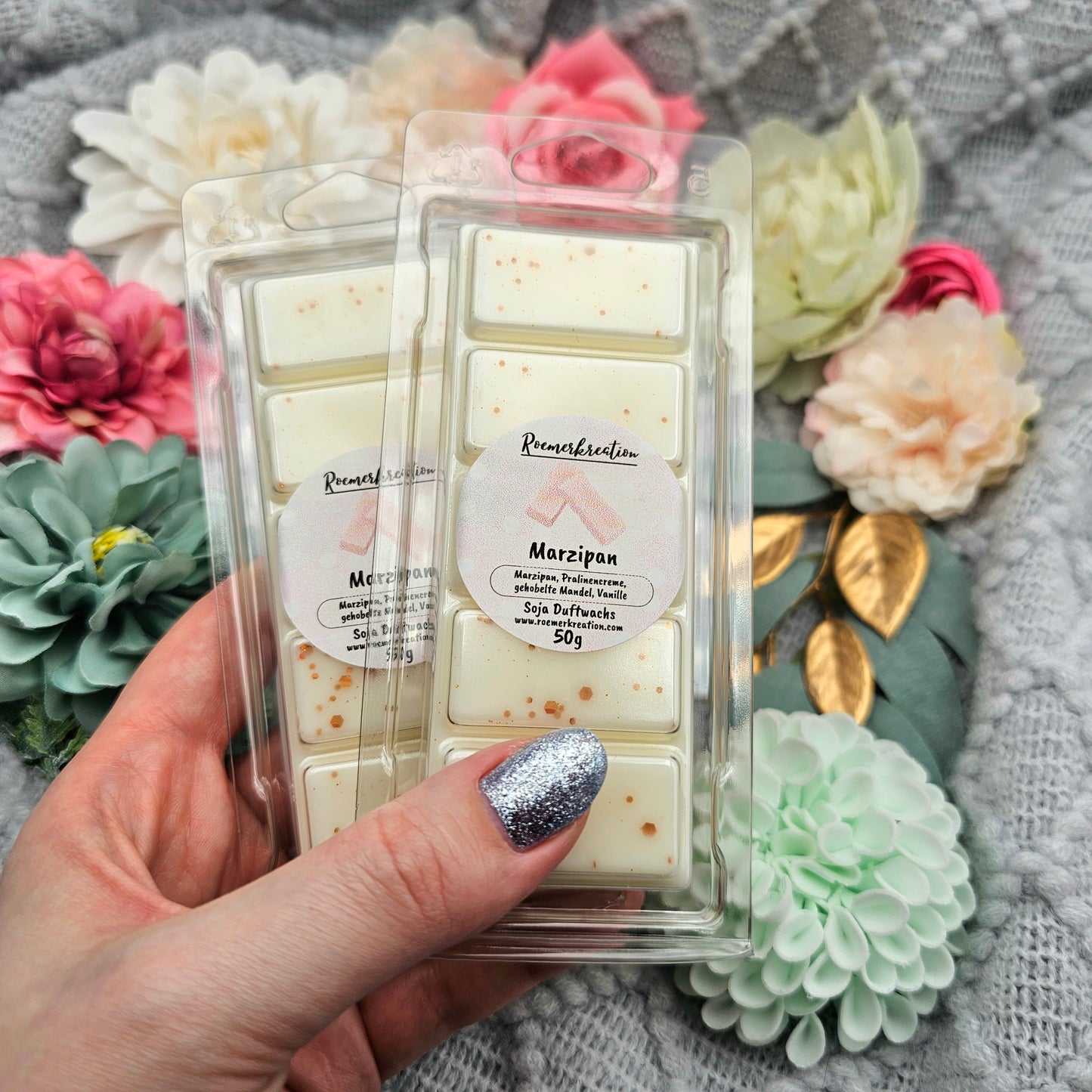 Tafel 50 g | Marzipan | Duftwachs