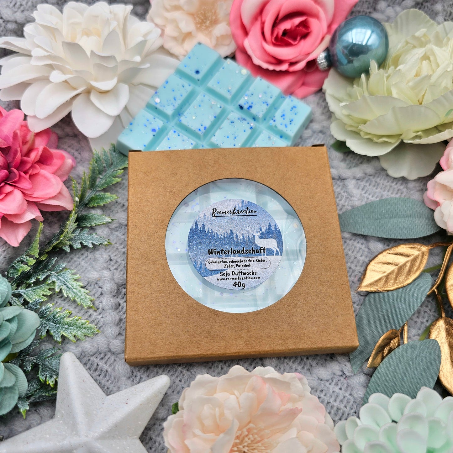 Tafel 40 g | Winterlandschaft | *limitiert* | Duftwachs