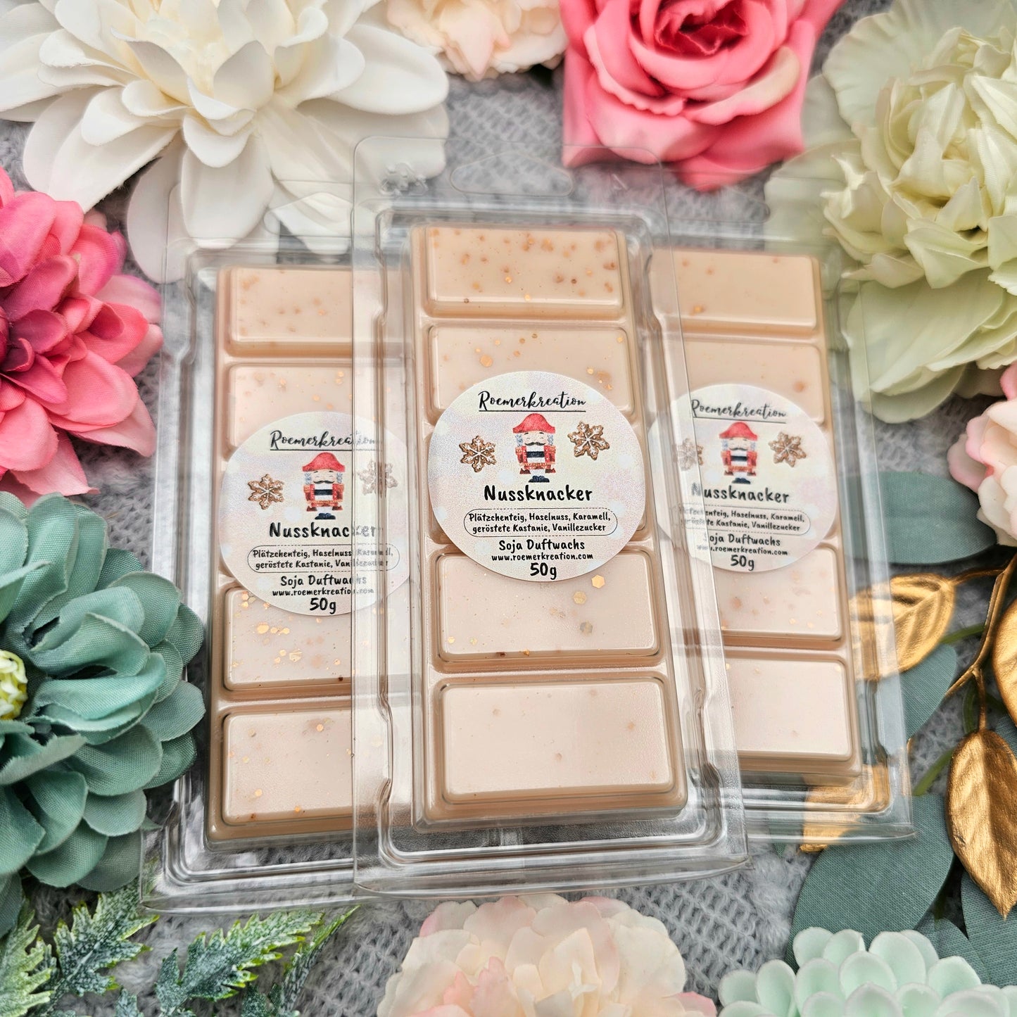 Tafel 50 g | Nussknacker | Duftwachs
