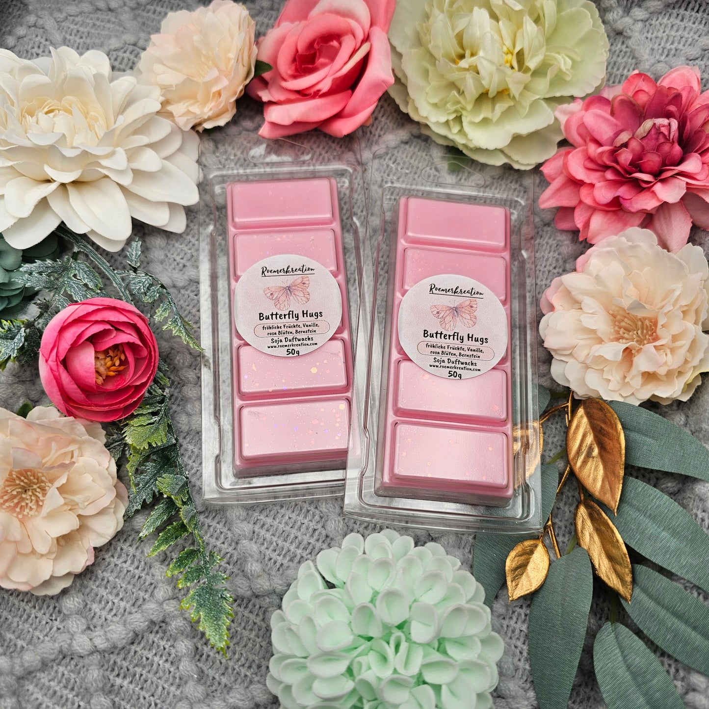 Tafel 50 g | Butterfly Hugs | Duftwachs