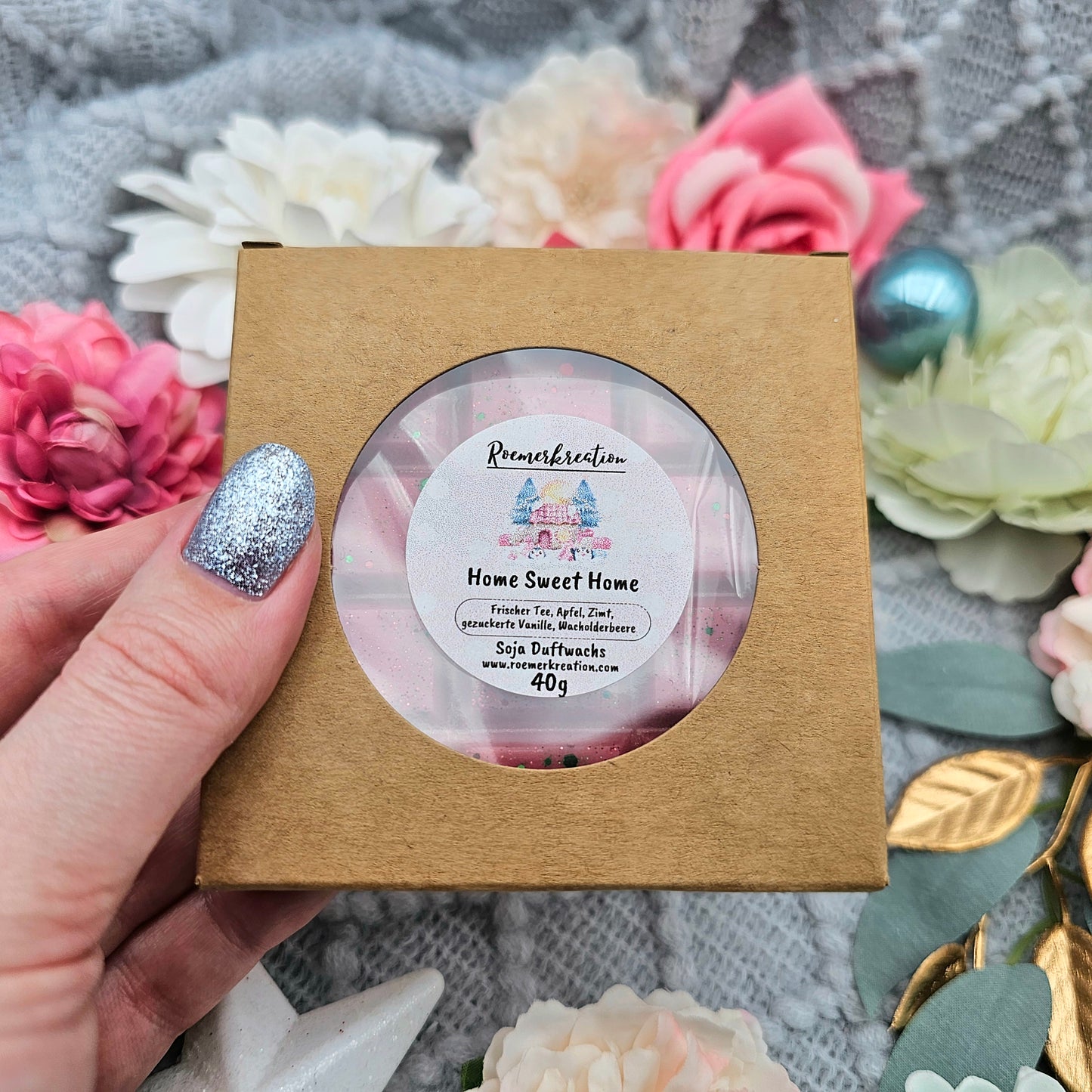 Tafel 40 g | Home Sweet Home | *limitiert* | Duftwachs