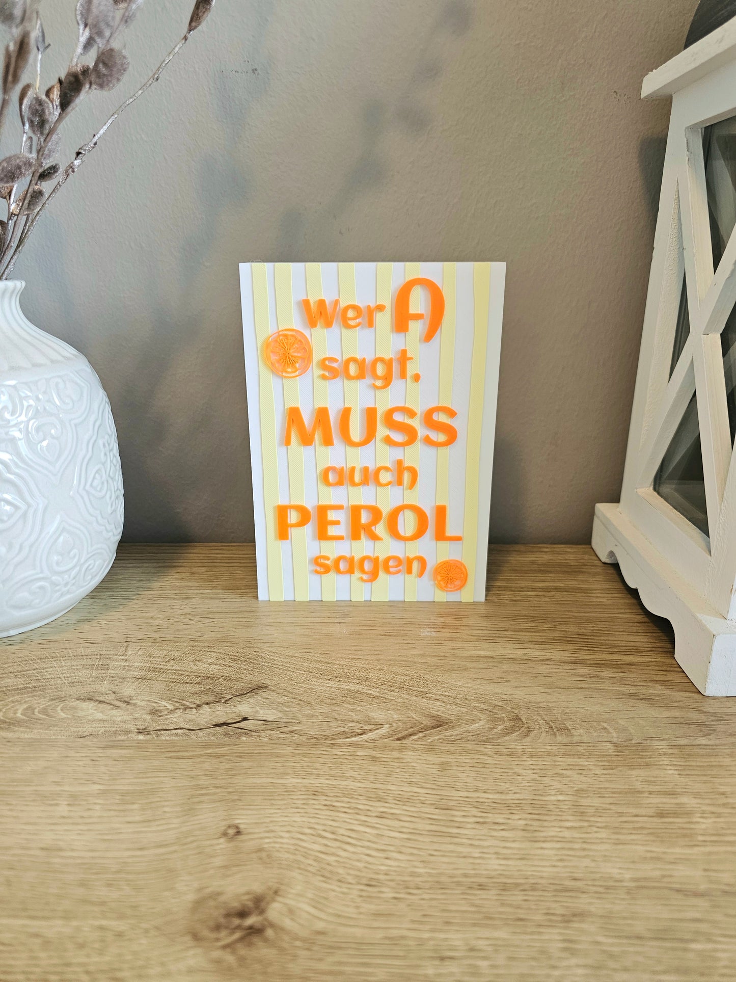 Statement Display Stand | If you say A, you must also say Perol | Customizable | 3D Print
