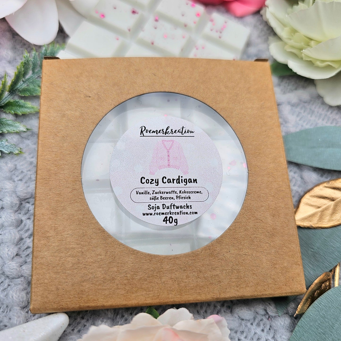 Tafel 40 g | Cozy Cardigan | *limitiert* | Duftwachs