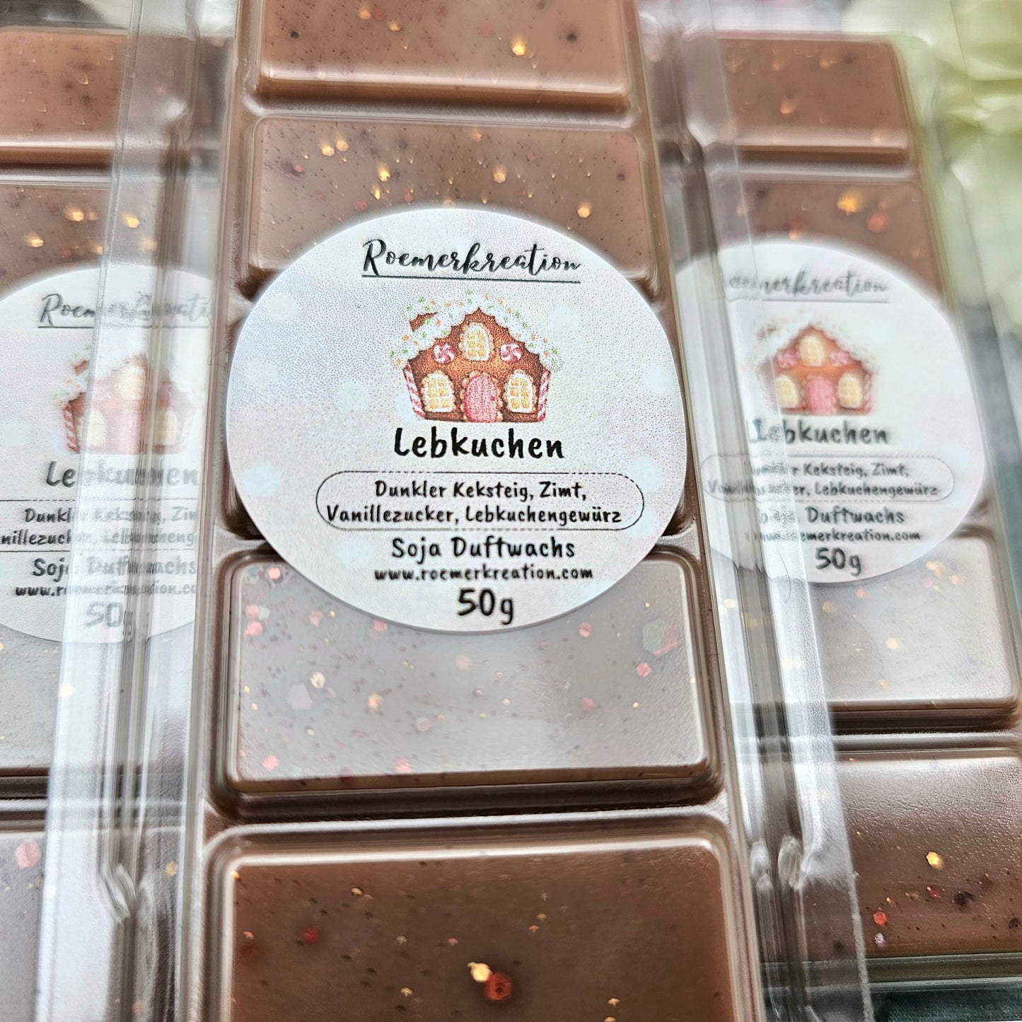Tafel 50 g | Lebkuchen | Duftwachs