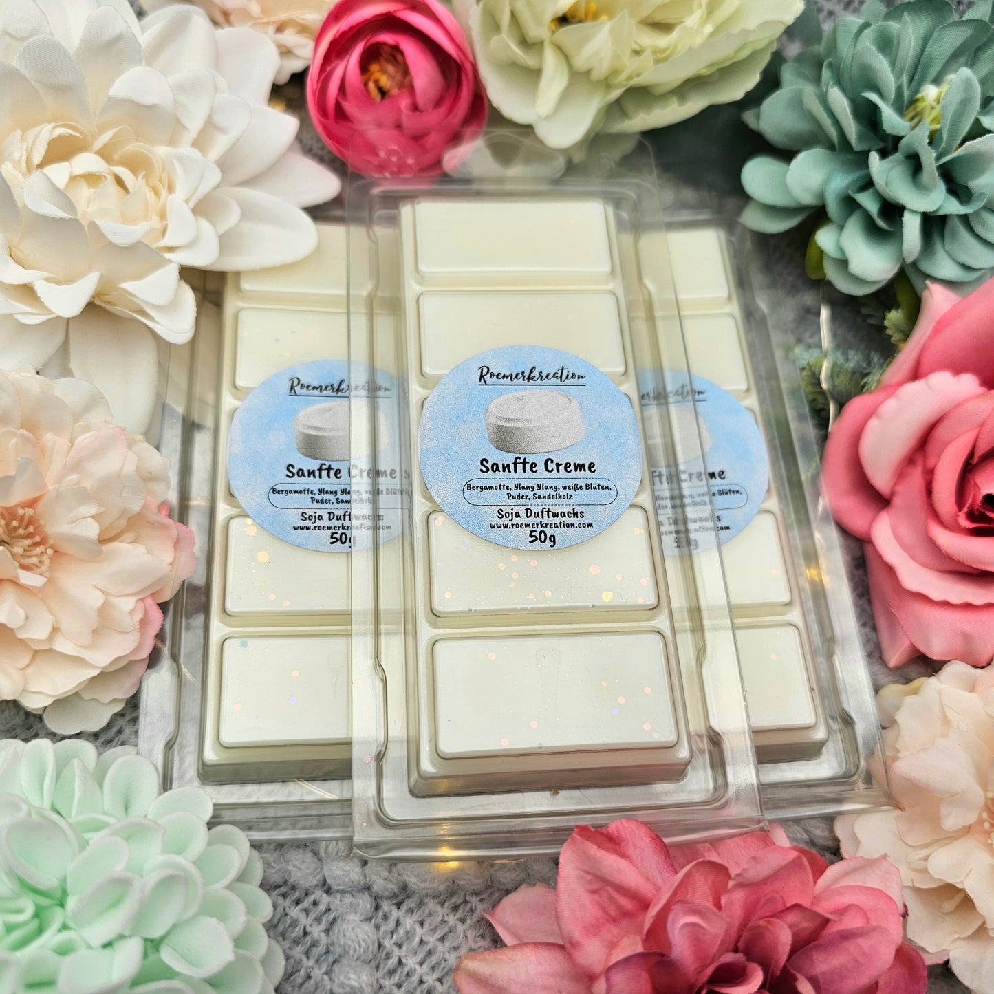 Tafel 50 g | Sanfte Creme | Duftwachs