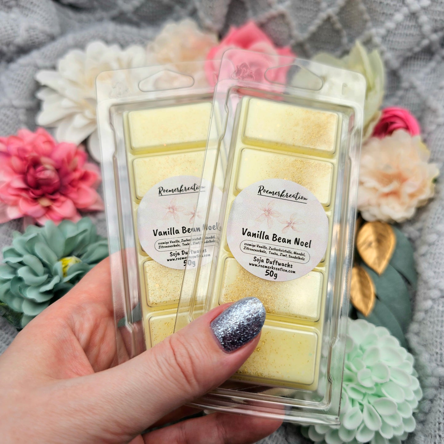 Tafel 50 g | Vanilla Bean Noel | Duftwachs