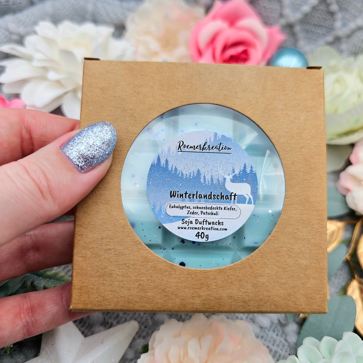 Tafel 40 g | Winterlandschaft | *limitiert* | Duftwachs