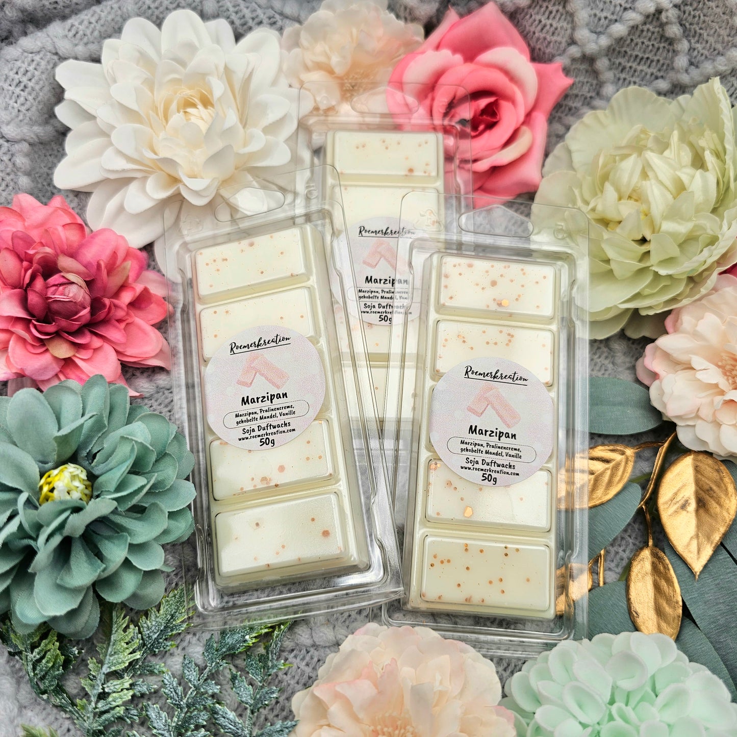Tafel 50 g | Marzipan | Duftwachs