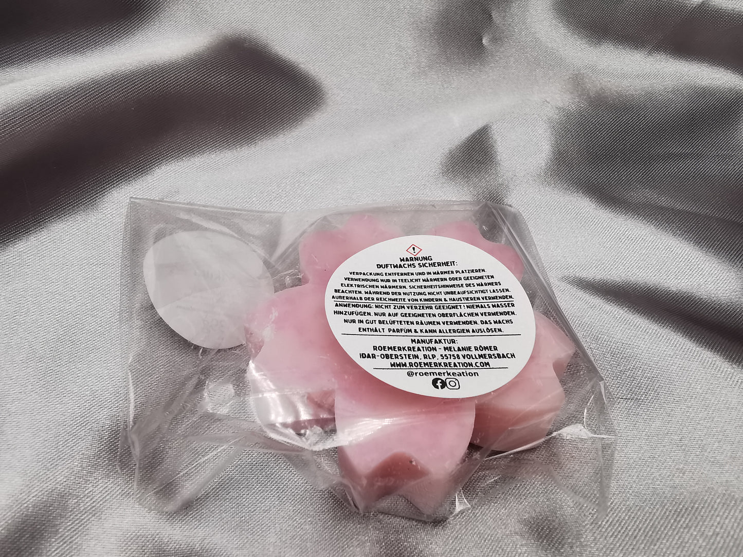 Sakura Duftwachs | Kirschblüten Duft | 39gr Sojawachs | limitierte Edition | Wachs Tart |Handgefertigtes Duftwachs |vegan |ohne Tierversuche