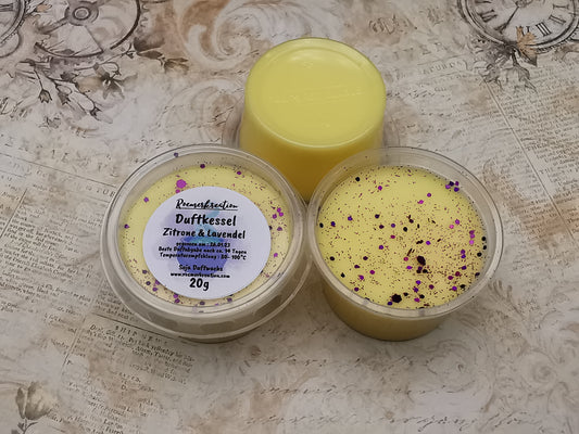 Duftkessel | Zitrone & Lavendel | Duftwachs | 20 g Töpfchen