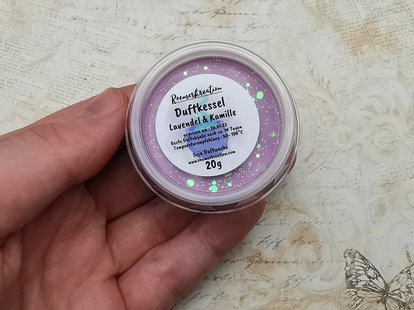 Duftkessel | Lavendel & Kamille | Duftwachs | 20 g Töpfchen