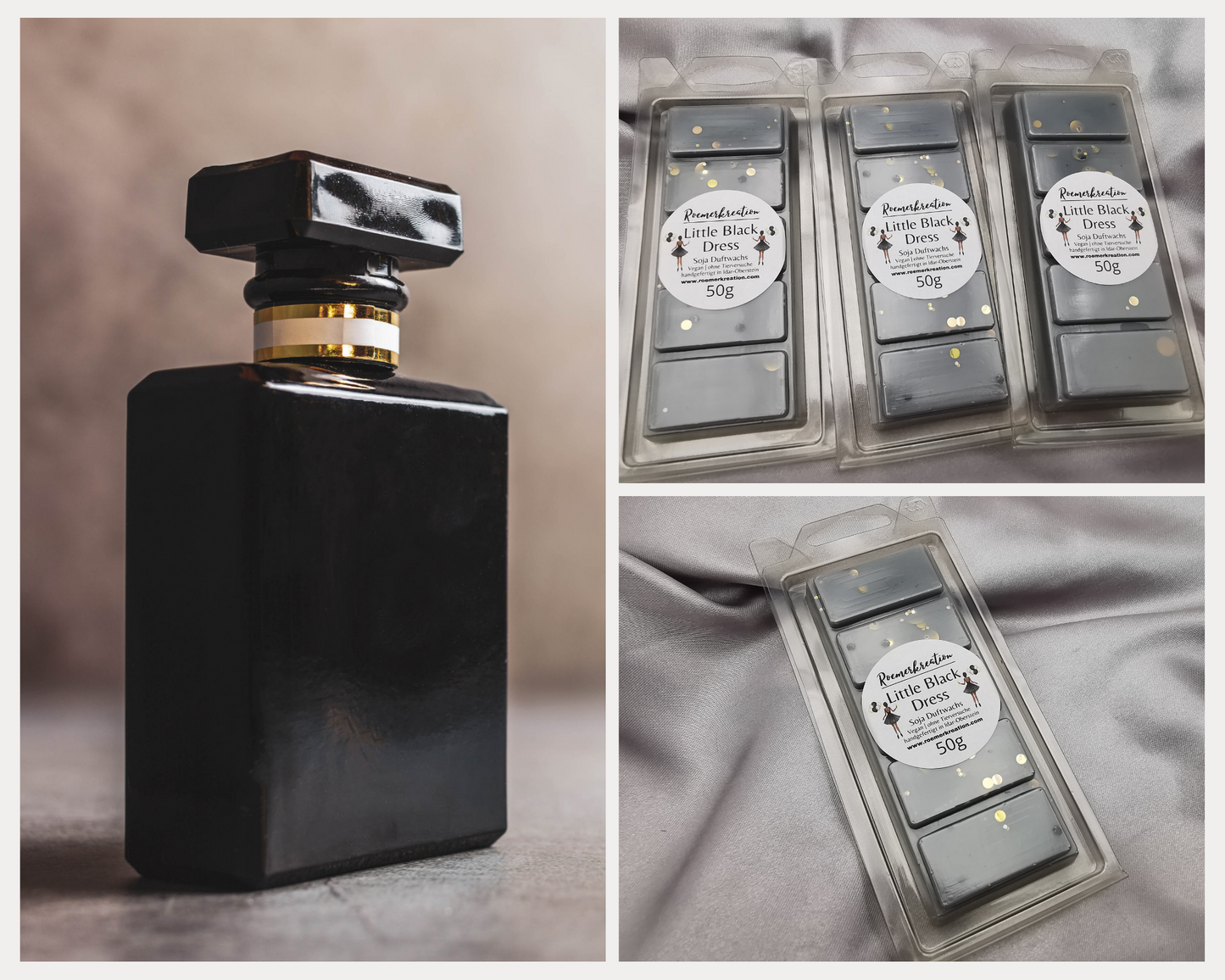 Little Black Dress Parfüm Duft | Handgefertigtes Duftwachs | verschiedene Größen